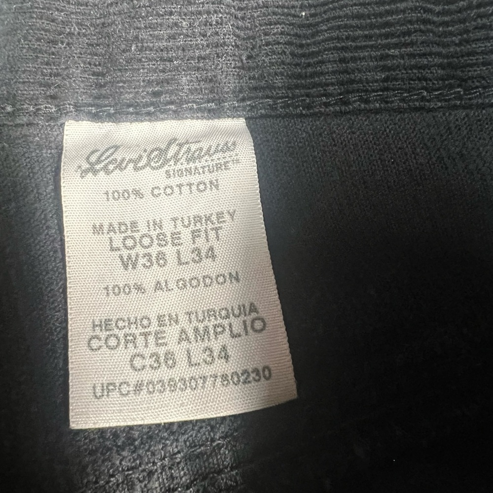 Levi’s black corduroy 36x34 - Picture 2 of 5